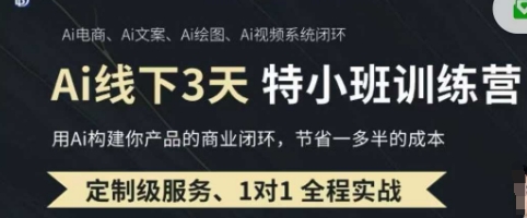 AI实操培训第20-21期线下，0基础保姆级教程，3月最新整理，企业获客、降本增效、打造超级个体-51创业资源库